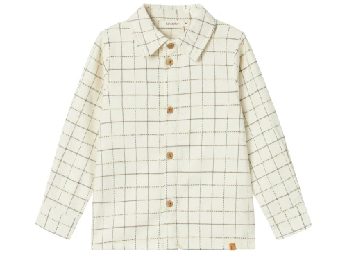 Lil Atelier turtledove ternet skjorte